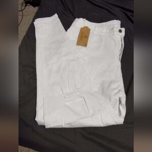 NWT white distressed Jeans 3x